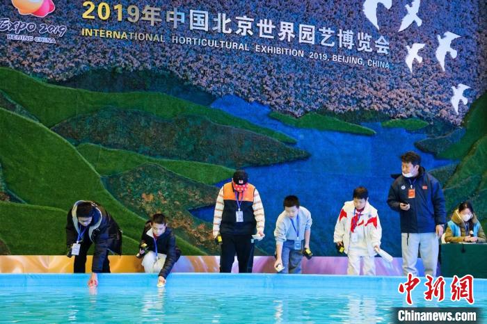 2023年全国航海模型公开赛在北京世园公园举行，